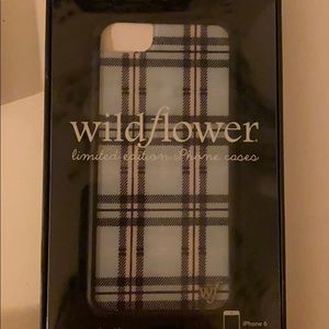 Wildflower Blue Plaid Case IPhone 6/7/8
